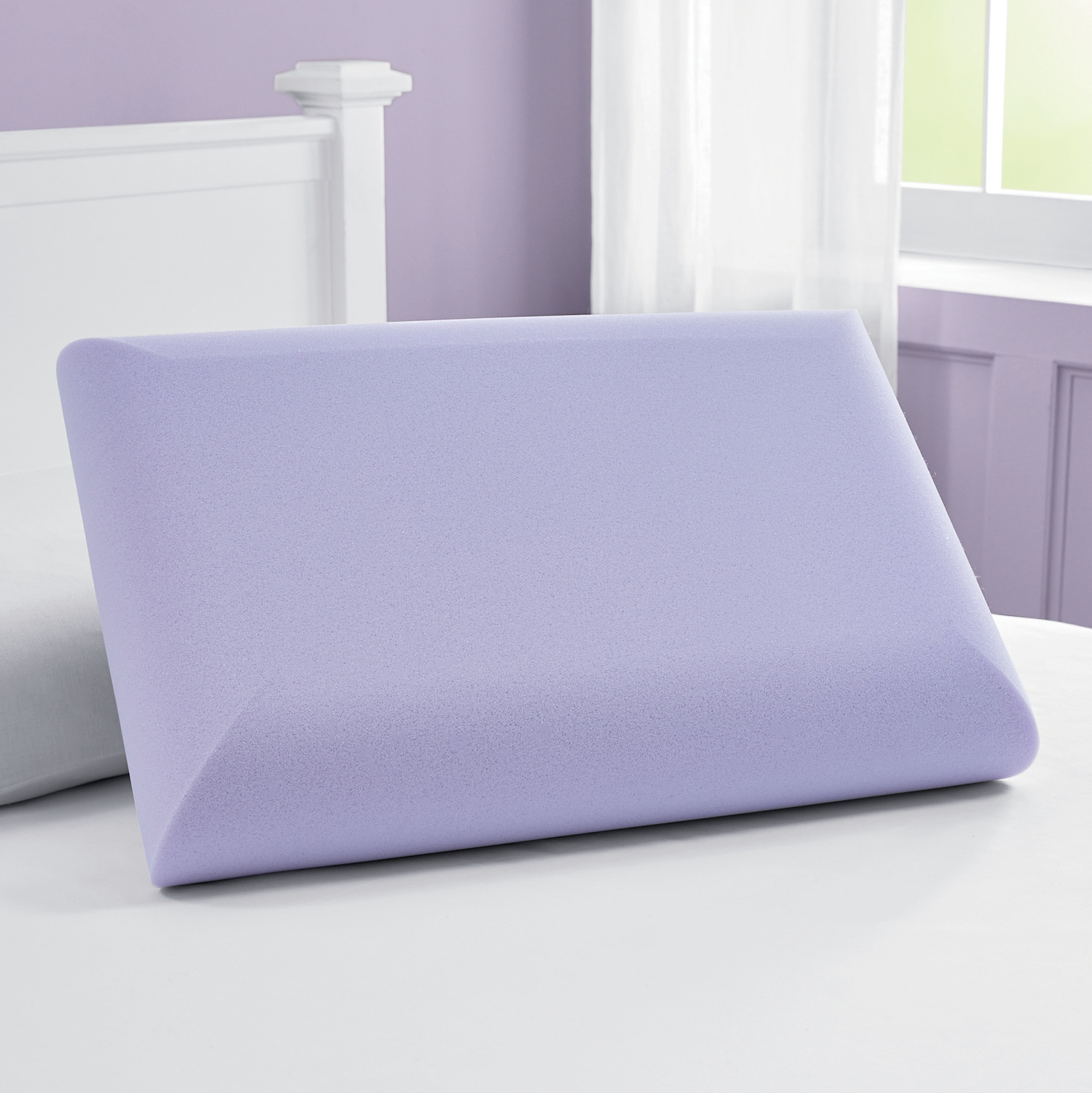 Lavender-Infused Memory Foam Pillow 