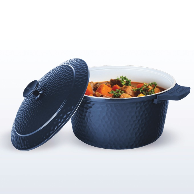 Gotham Steel 5-Quart Hammered Dutch Oven, , large