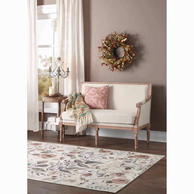 Country Carved Settee, , large