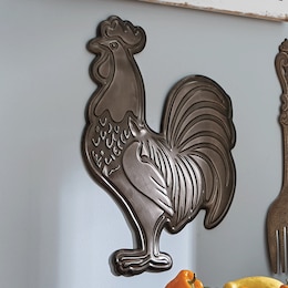 Rustic Rooster Wall Art, , large