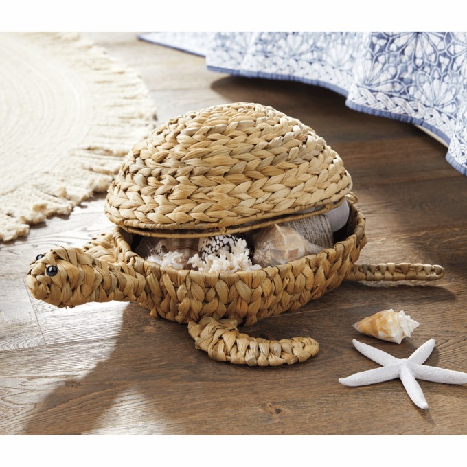 Woven Turtle Basket, , large