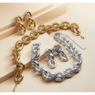 Link/Crystal Necklace & Earring Set, , large