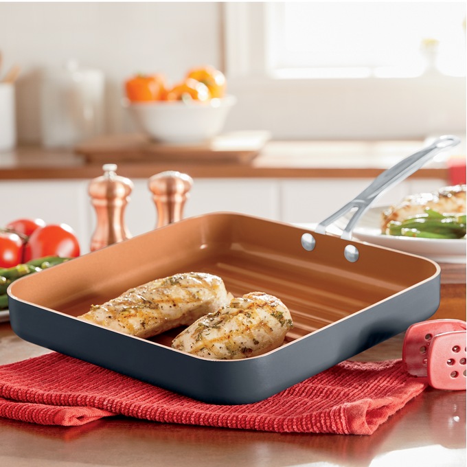 Gotham Steel Nonstick 9.5 x 9.5 Square Baking Pan - Copper