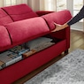 Super Plush Convertible Sofa Bed with Storage, , large