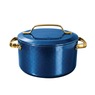 Gotham Steel 11-Piece Modern Kitchen Cookware Set, Navy, large