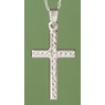 10K Gold Cross Pendant, , large