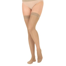 Graduated Compression Thigh-Highs - Firm Support, , large
