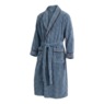 Men&rsquo;s Plush Textured Fleece Robe with Shawl Collar and Belt, , large