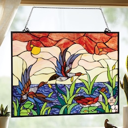 Stained Glass Take Flight Wall Art, , large