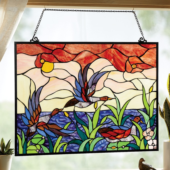 Stained Glass Take Flight Wall Art, , large