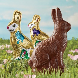 Buy 3 Chocolate Bunnies and Save, , large