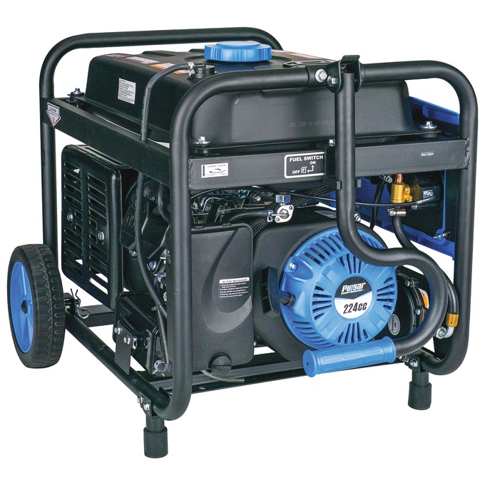 Pulsar 5250W/4250W Dual-Fuel Generator, Blue, large