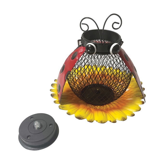 Solar Light Bird Feeder, , large