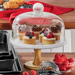 Pedestal Cake Cloche, , large