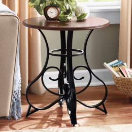 Vivienne Scroll End Table, , large