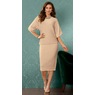 Faux-Pearl Sweater Skirt Set, , large