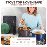 Gotham Steel 5-Quart Hammered Dutch Oven, , large