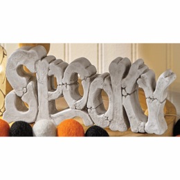 Spooky Bones Sign, , large