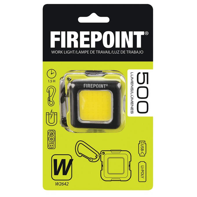 Performance Tool 500LM Li-Ion Utility Light & Headlamp, Yellow, large