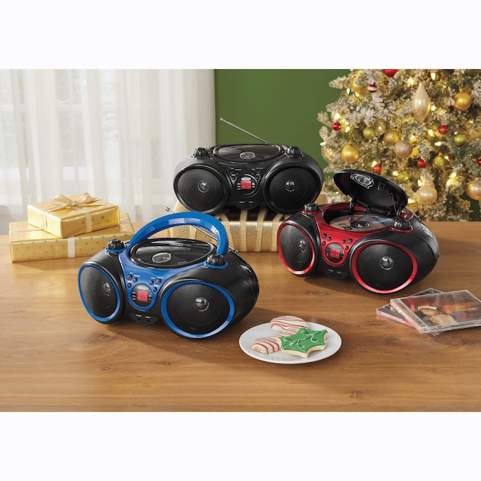 JENSEN Portable Stereo with CD Player & AM/FM Radio, , large