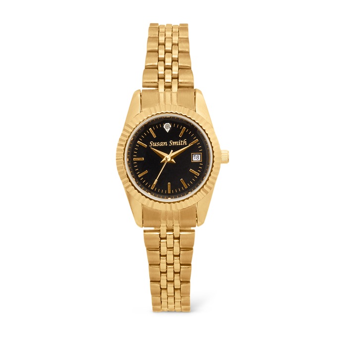 Men's or Women's Personalized Watch with Diamond Accent, , large
