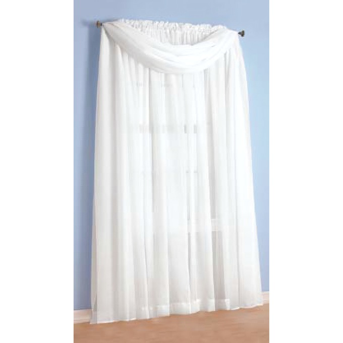 Sheer Curtain Scarf, , large