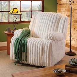 Oversized Corduroy Rocker Recliner, , large