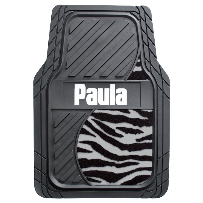Set of 2 Personalized Rubber Car Mats, , large