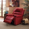 Overstuffed Recliner, Red, large