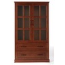 Dawson Media Display Cabinet, Walnut, large