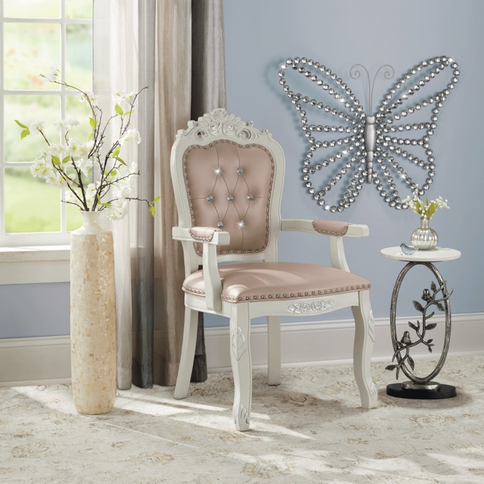 Marble Bird Accent Table, , large