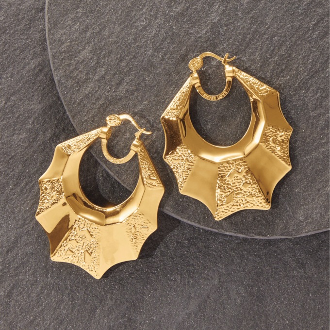 Sister Love Goldie Hoops, , large