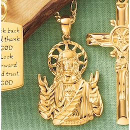 Christ Savior Pendant, , large