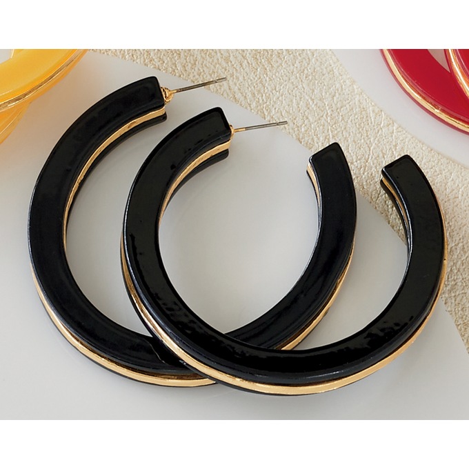 Colored J-Hoops, , large