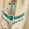 Crystal Necklace and Earring Set, , large