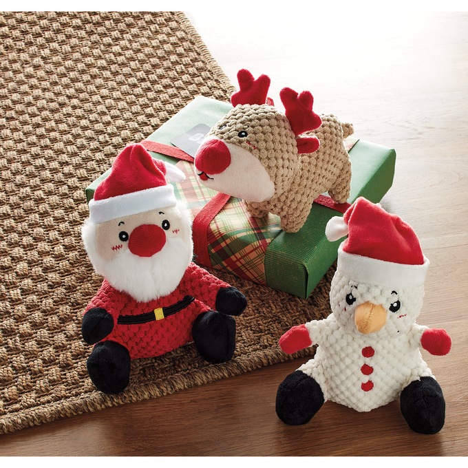 Set of 3 Holiday Tough Toys, , large