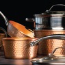Gotham Steel 10-Piece Hammered Cookware Set, , large