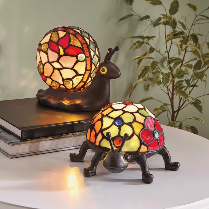 Stained Glass Animal Accent Lamp, , large