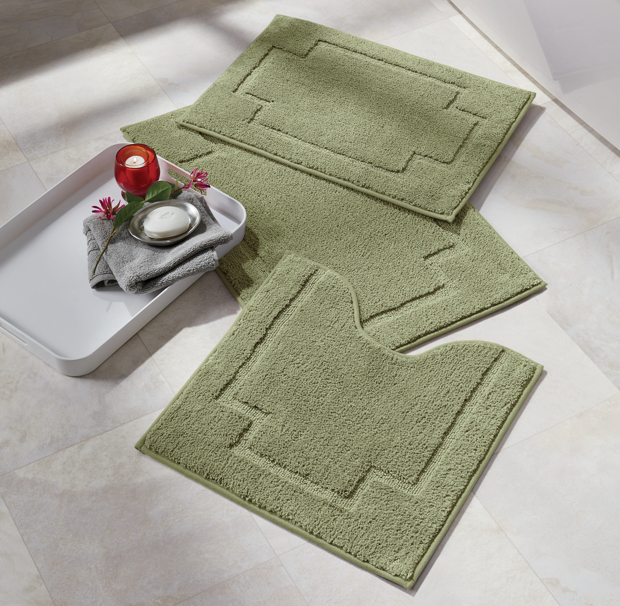 Toilet Seat Cover Jungle Forest Love OneHoney 3-Piece Bath Rug and Mat Sets U-Shaped Toilet Floor Mats Romantic Monkey Lover Under The Sunset Non-Slip Bathroom Decor Doormat Runner Rugs