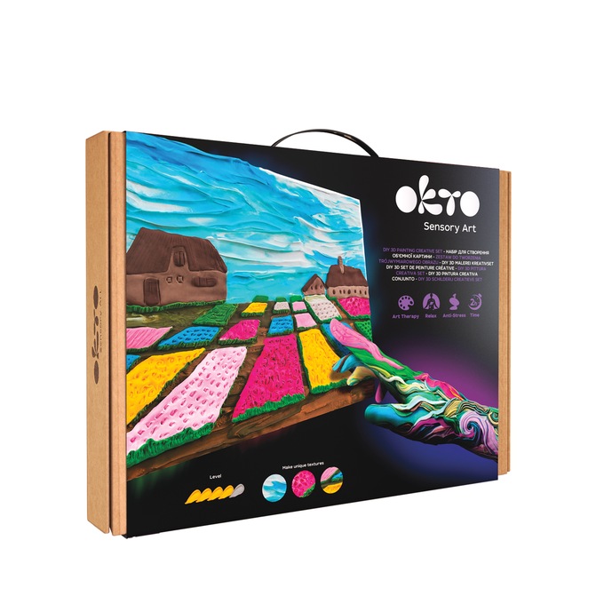 Sensory Art 3-D Clay Painting Kit, , large