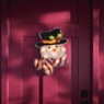 Lit Snowman Window D&eacute;cor, Multi, large