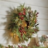 Lit Cedar and Berries Wreath, , large
