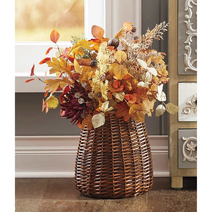 Large Fall Stems in Basket, , large