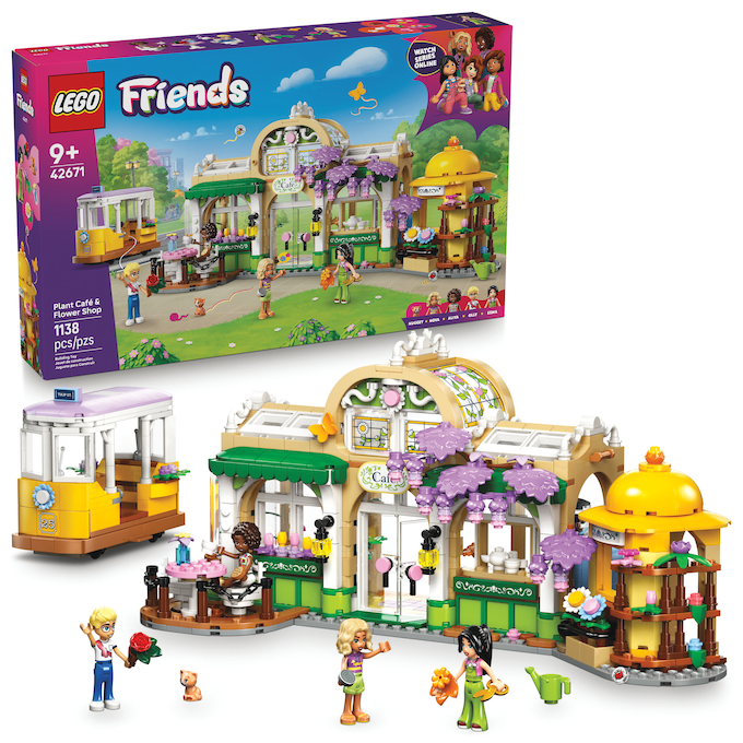 LEGO Friends Plant Café & Flower Shop, , large