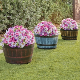Whisky Barrel Planter, , large