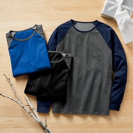 Men&amp;&#35;39;s Comfort Baseball Tee, , large