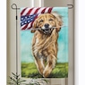 Americana Dog Garden Flag, , large