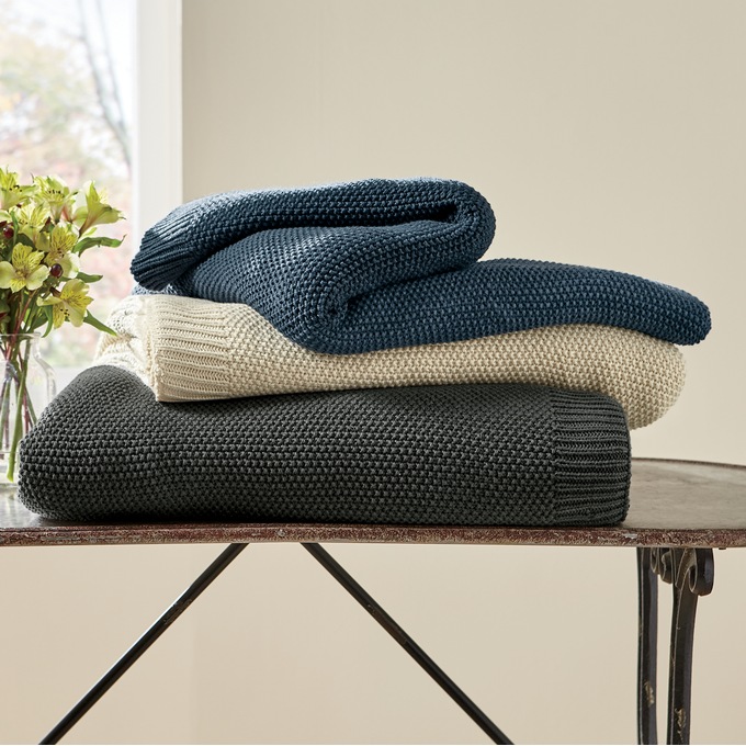 Chunky Knit Blanket, , large
