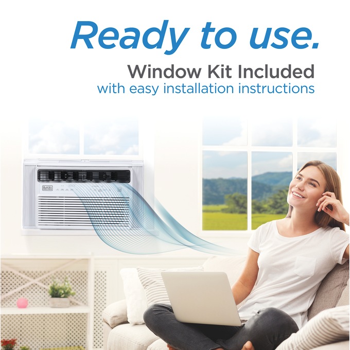 BLACK+DECKER 12000 BTU Window Air Conditioner with Inverter Technology, , large