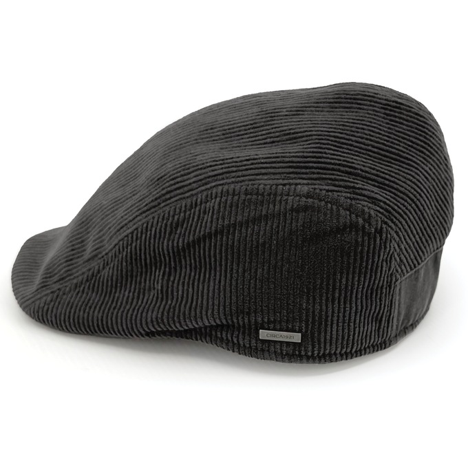 Corduroy Driving Cap with Adjustable Closure, , large